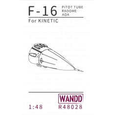 1/48 General Dynamics F-16 Fighting Falcon Radome w/Pitot Tube, AOA for Kinetic kits