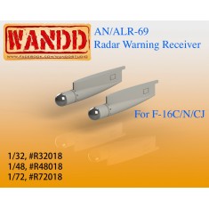 1/72 F-16C/N/CJ AN/ALR-69 Radar Warning Receiver