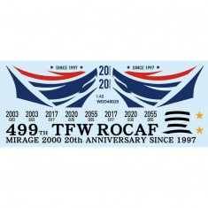 1/48 ROCAF Mirage 2000's Handover 20th Anniversary Decal 