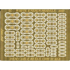 1/400 Kriegsmarine Cable Reels Set (1 Photo-Etched Sheet)