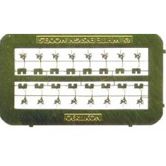 1/600 Modern 20mm Oerlikons & Shields Set (1 Photo-Etched Sheet)