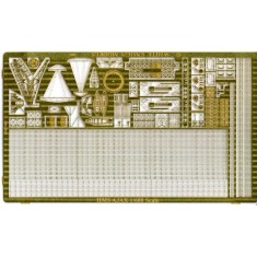 1/600 HMS Ajax Photo-etched parts for Airfix kit