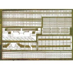 1/700 Ladders & Walkways Set (1 Photo-Etched Sheet)