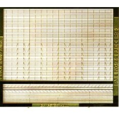 1/700 3-Bar Rails & Ladders Set (1 Photo-Etched Sheet)
