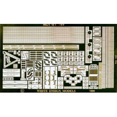 1/700 Russian Cruiser Askold Detail-up Set (1 Photo-Etched Sheet)