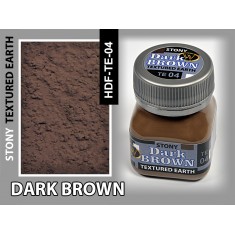 Dark Brown Earth Stony Texturing (50ml) 