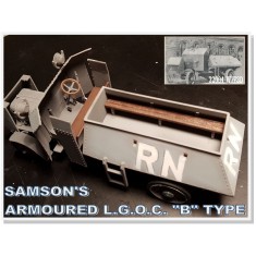 1/32 Samson's Armoured LGOC B Type 1914 Coversion Set
