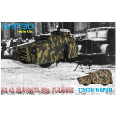 1/72 AS43 Improvised Armoured Car Resin Kit With Accessories.