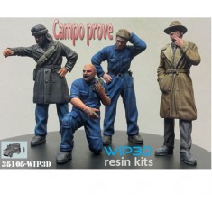 1/35 WWII Italian Soldiers 'Campo Prove' (4 figures)