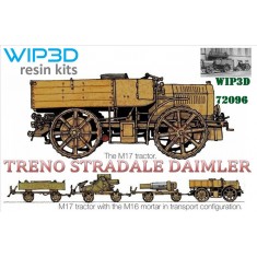 1/72 M17 Daimler Tractor with M16 Mortar in Transport