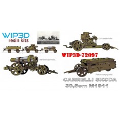 1/72 Skoda 30.5cm M1911 Gun Carriages