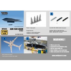 1/144 AGM-158C LRASM Set for Academy P-8A/B-2A Kit
