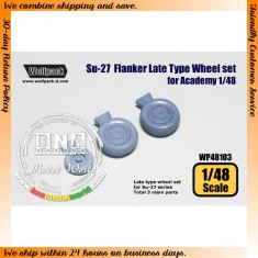 1/48 Su-27 Flanker Late type Wheel Set for Academy kit