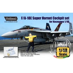 1/48 F/A-18E Super Hornet Cockpit set for Hasegawa kit