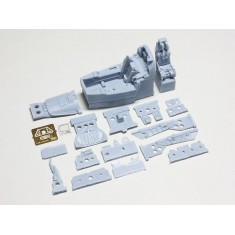 1/48 A-7E Corsair II Early type Cockpit set for Hasegawa kit (24 Resin Parts + PE)