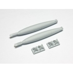 1/72 A/A42R-1 Refuelling Pod Set for F/A-18 & S-3 (2 Sets: 6 Resin Parts)