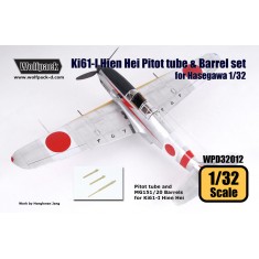 1/32 Ki61-I Hien Tei Pitot Tube & 20mm MG151 Barrel set for Hasegawa