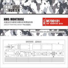 1/700 HMS Montrose Admiralty Destroyer Leader Deck Paint Masking for Trumpeter kit #06720