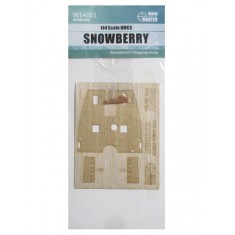 1/144 HMCS Snowberry Wooden Deck for Revell kit #05132