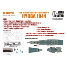 1/700 IJN Battleship Hyuga 1944 Wooden Deck for Fujimi kit #431307