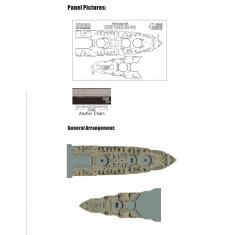 1/700 USS New York (LPD-21) Wooden Deck for Trumpeter kit #06711