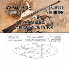 1/700 HMS Illustrious 1940 Wooden Deck for Flyhawk kits