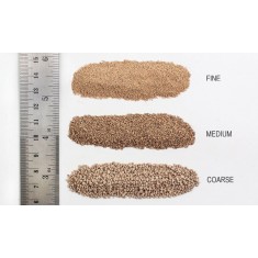 Roadbed/Track-Bed - Buff Medium Ballast (coverage area = 21.6 in3 / 353 cm3)