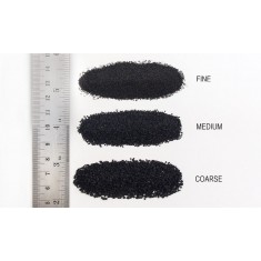 Roadbed/Track-Bed - Cinders Coarse Ballast (coverage area = 21.6 in3 / 353 cm3)