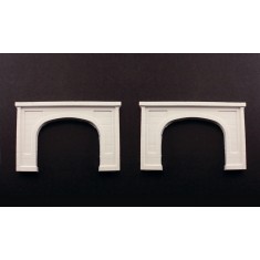 1/160 (N Scale) Concret Tunnel Double Portal (2pcs)
