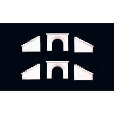 1/160 (N Scale) Masonry Arch Culvert (2pcs)