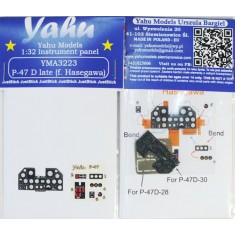 1/32 Republic P-47D Thunderbolt Late Instrument Panel for Hasegawa kit