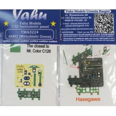 1/32 A6M2 (Mitsubishi Green) Instrument Panel for Hasegawa kits