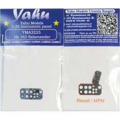 1/32 Heinkel He-162 Salamander Instrument Panel for Revell Models/MPM Production