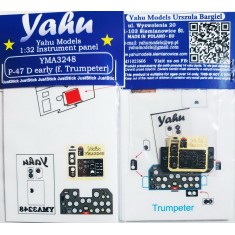 1/32 Republic P-47 D Thunderbolt Early Instrument Panel for Trumpeter kits