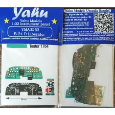 1/32 Consolidated B-24 D Liberator Instrument Panel for HobbyBoss kits