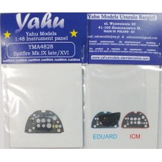 1/48 Supermarine Spitfire Mk.IX Late / Mk.XVI Instrument Panel for Eduard/ICM
