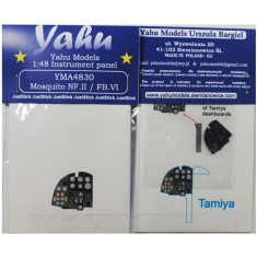 1/48 de Havilland Mosquito NF Mk.II / FB Mk.VI Instrument Panel for Tamiya