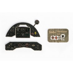 1/48 Gloster Gladiator Mk.I Late / Mk.II Instrument Panel for Eduard/Roden