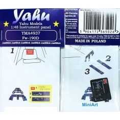 1/48 Fw-190D Instrument Panel for MiniArt kit
