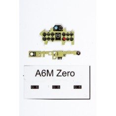 1/72 A6M5 Zero (Nakajima Green) Instrument Panel for Airfix/Hasegawa/Tamiya