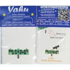 1/72 Mitsubishi A5M4 Claude Green Instrument Panel for Doyusha/Fujimi/Hobby Boss kit