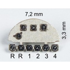 1/72 RWD-8 PWS Polish Trainer Plane Instrument Panel for IBG kit
