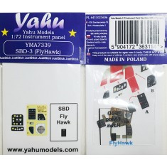 1/72 Douglas SBD-3 Dauntless Instrument Panel for Fly Hawk kits