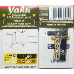 1/35 Sd.Kfz. 9 Famo Early Instrument Panel for Tamiya kit