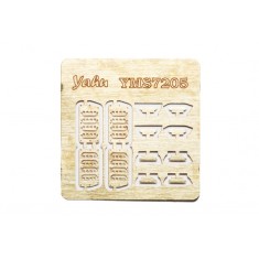 1/72 North-American P-51D/K Mustang Louvers Detail-up Set for Airfix/Hasegawa/Tamiya kits