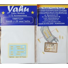 1/72 SAAB J-29 Tunnan Seatbelts