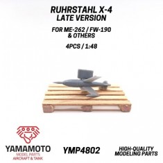 1/48 Ruhrstahl X-4 Late For Me-262, Fw-190 And Others (4pcs)