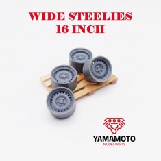 1/24 Wide Steelies 16' + Adapters