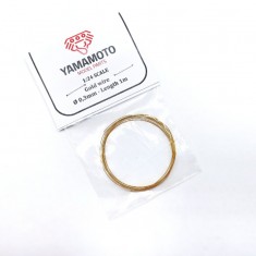 1/24 Gold Wire 0.3mm 1m