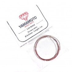 1/24 Brown Wire 0.3mm 1m